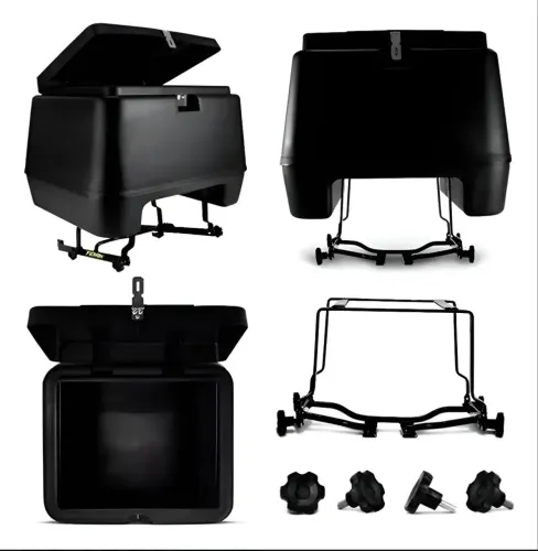 Baú Bauleto Caixa 80 Litros Motoboy + Suporte Varias Motos