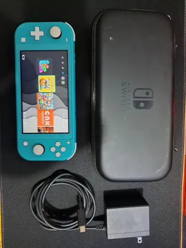Nintendo switch lite destravado + 64 gb