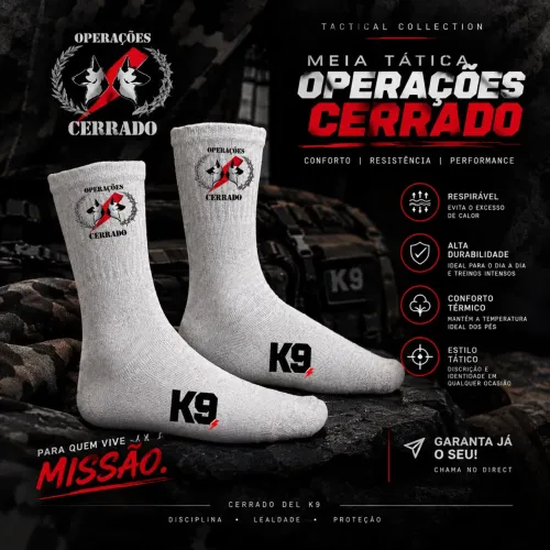 MEIA TÁTICA K9