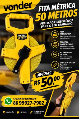 Fita métrica 50m