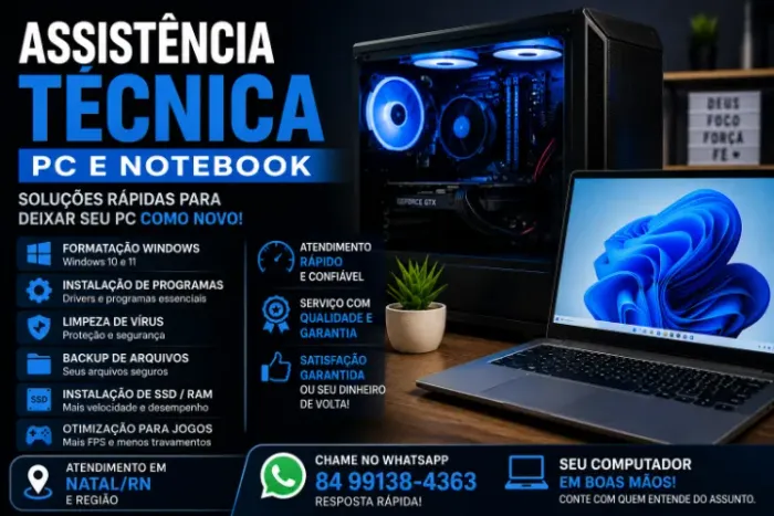 Formatação e Upgrade de PCs