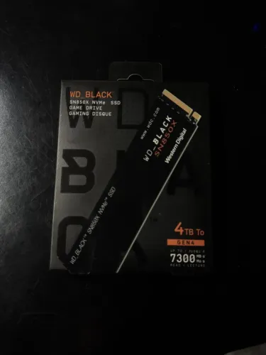 SSD Nvme WD Black Sn850x 4TB - 7300mb/s Lacrado