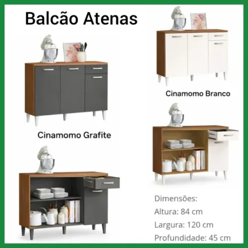 Balcão de cozinha 1.20