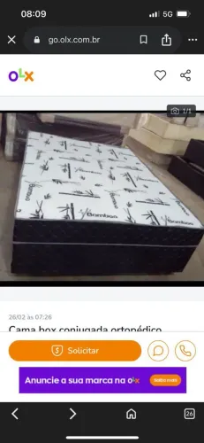 Cama box casal acoplado