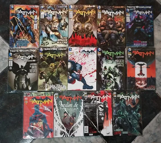 BATMAN SEGUNDA SÉRIE PANINI NOVOS 52 COLEÇÃO COMPLETA 