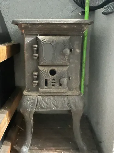 Fogão a lenha de ferro fundido 1 boca 