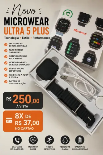 MICROWEAR ULTRA 5 PLUS - NOVO!