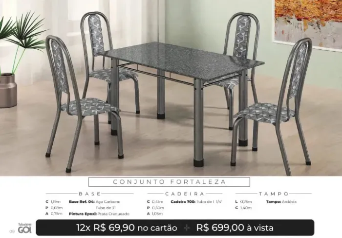 MESA 4 CADEIRAS