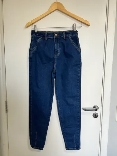 Calça Jeans cintura ajustável - Tamanho:10