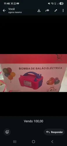 BOMBA DE BALAO ELETRICA