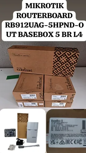 01UN: ACCESS POINT OUTDOOR MIKROTIK ROUTERBOARD BASEBOX 5 RB912UAG-5HPND-OUT 5GHZ