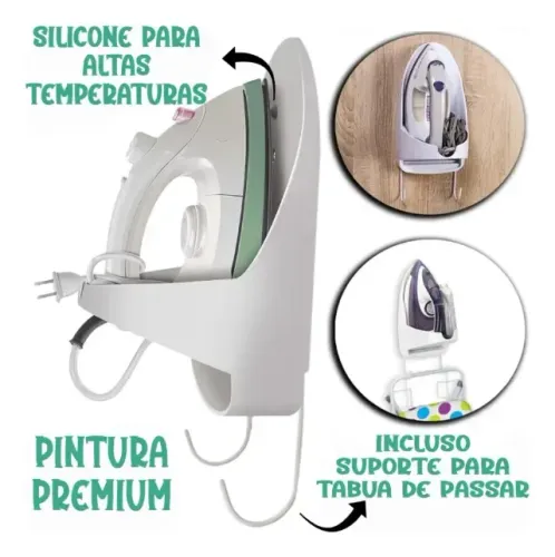 Suporte para Ferro e Tabua de passar-Secalux