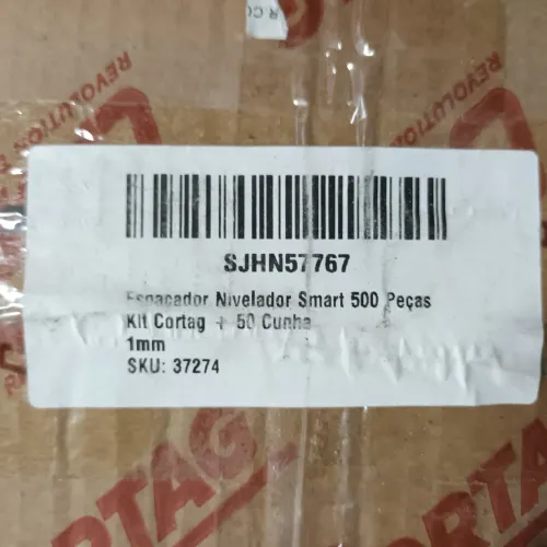 Espaçador nivelador Smart 1 mm c/ cunha CORTAG