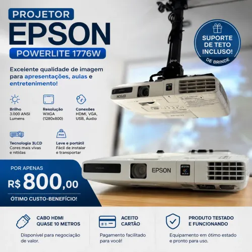 Vendo projetor Epson 