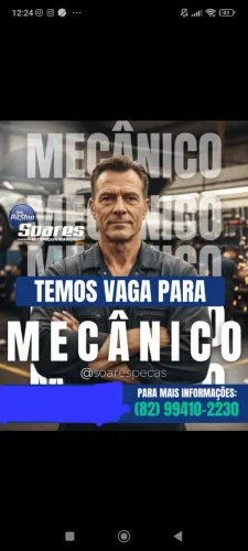Mecânico vaga de emprego 