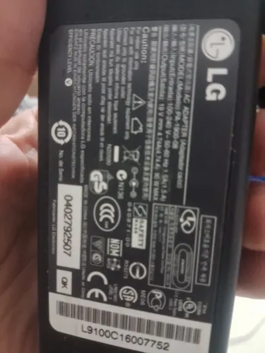fonte lg notebooks original modelo pa-1900-08