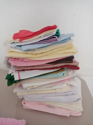 Toalhas novas para bordado e pintura