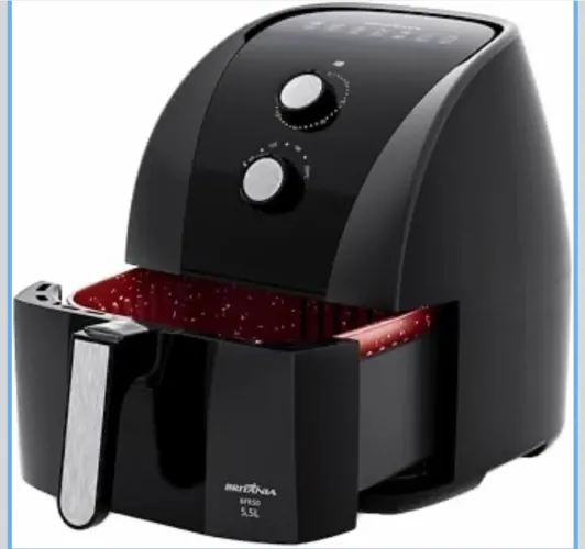 Airfryer Britânia 5,5L lacrada com nota fiscal (1 ano de garantia)
