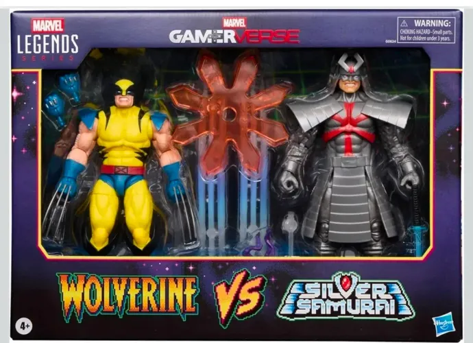 Wolverine vs Samurai de prata  marvel legends game verse