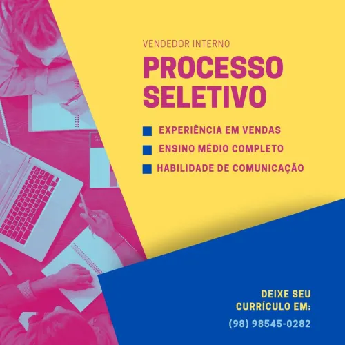 vaga para vendedor 