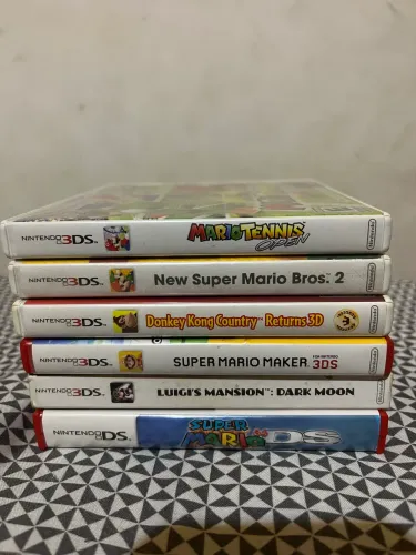 Coleção de jogos nintendo 3ds