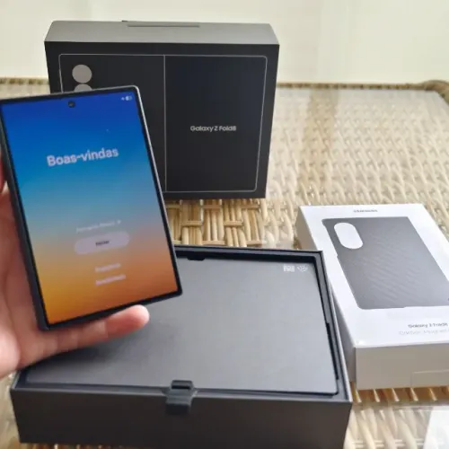 GALAXY Z FOLD 8 - 512GB - PRETO + CAPA ORIGINAL - 1 MES DE USO
