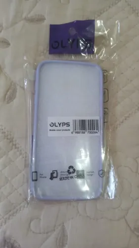Capinha celular violeta SAM S7 nova.