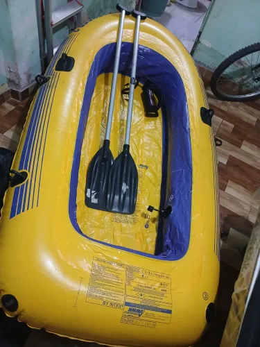 Bote inflável  Chanllenger dois remos bomba.