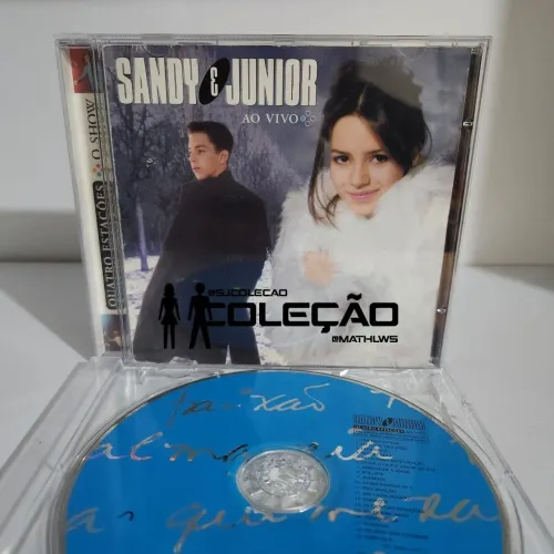 CD Importado Sandy e Junior - Quatro Estações Ao Vivo (Portugal)
