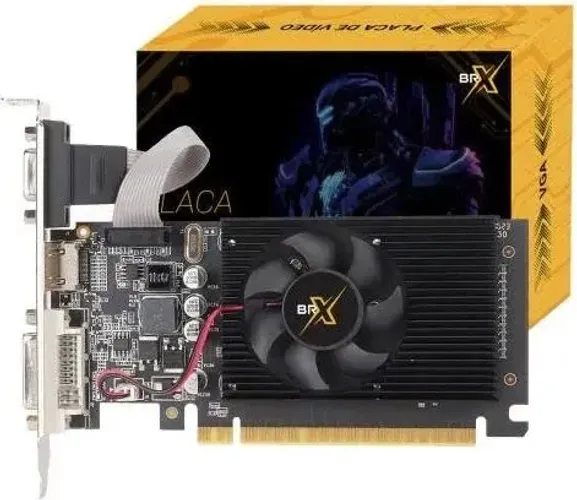 Placa De Video Gpu Brx Geforce Gt 610 2GB DDR3 Hdmi-Vga-Dvi