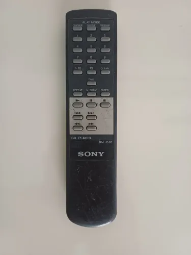 Controle Sony RM D65 ( Magazine - cd player)