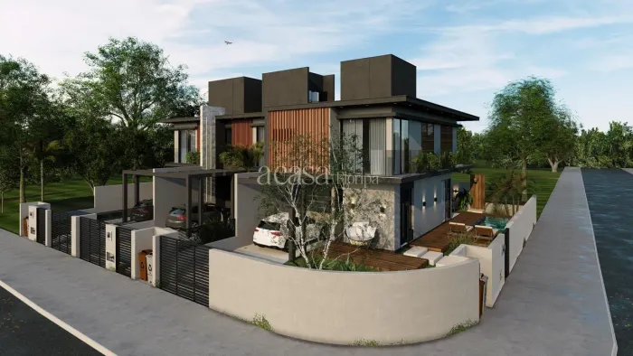 Casa com 03 dormitórios financiável em Canasvieiras -Loteamento planejado