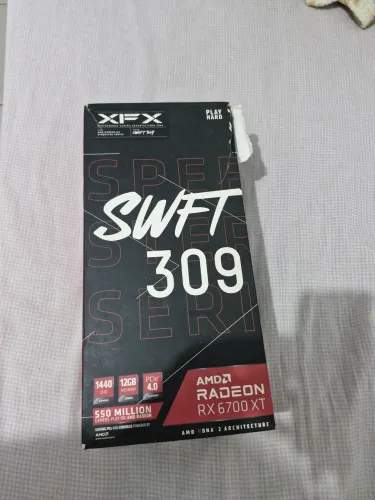 Placa de vídeo AMD Radeon RX 6700 XT! Com 12GB de memória.