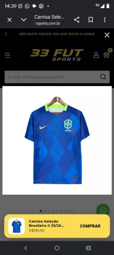 Camisa Seleção Brasileira 