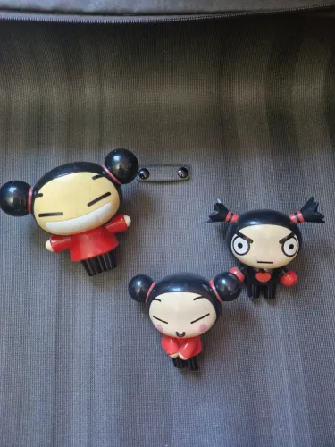 Lote de bonecas Pucca e Garu