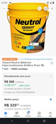 Impermeabilizante Neutrol