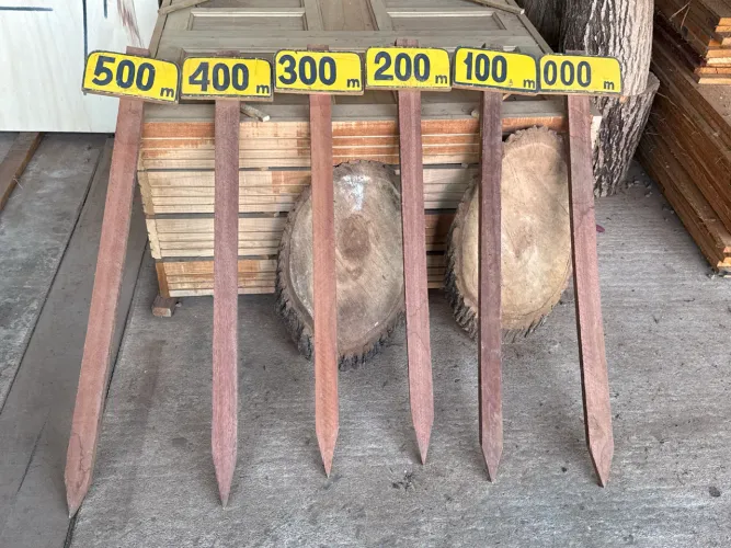 Placas de marcação de corrida