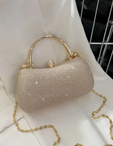 Bolsa de Festa Dourada