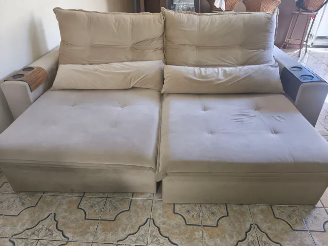 SOFÁ RETRÁTIL ATE 10 X SEM JUROS