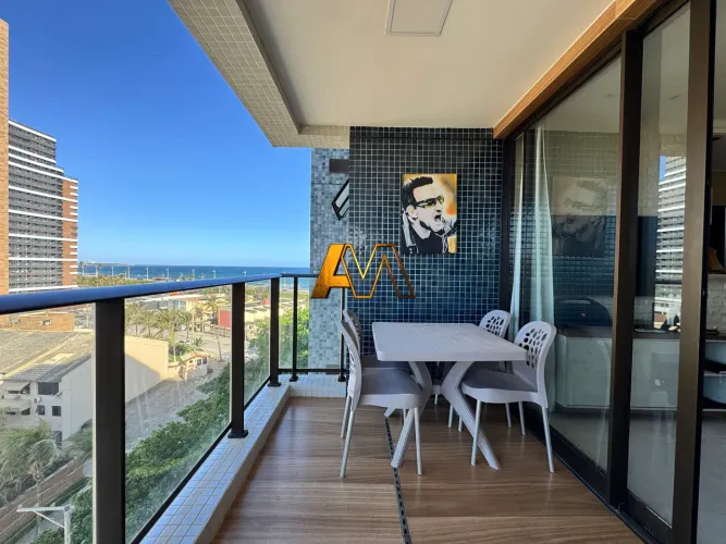 APARTAMENTO 2 QUARTOS VISTA MAR NO BLUE OCEAN RESIDENCIAL