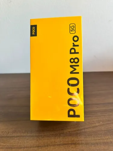 POCO M8 PRO 256GB LACRADO ! NOVO ! Versão Global 8GB RAM, Câm 50MP, IP68, Preto