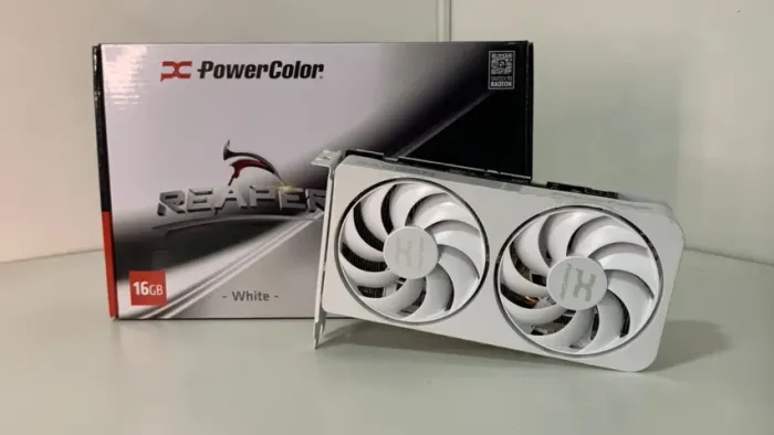 RX 9060XT 16GB POWERCOLOR REAPER WHITE (PEGO SUA PLACA NA TROCA!)