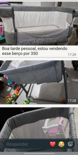 Vendo Berço Voyage link semi novo