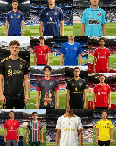 Camisas de seleções e times