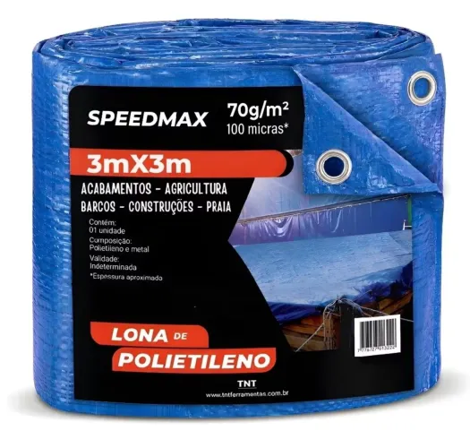 Lona azul impermeável, diversos tamanhos 