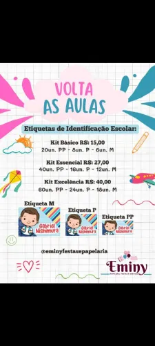 Serviços de papelaria personalizada 