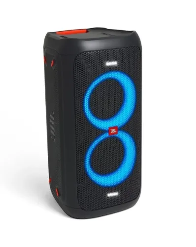 Caixa De Som Portátil Bluetooth Jbl PartyBox 100 160w Preta - JBLPARTYBOX100BR