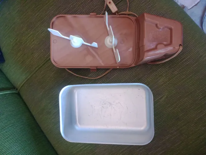 Máquina de fazer sorvete antigo