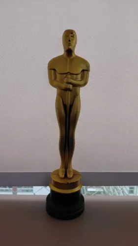 Estatueta do Oscar (Réplica Decorativa) - Troféu Melhor Ator/Atriz