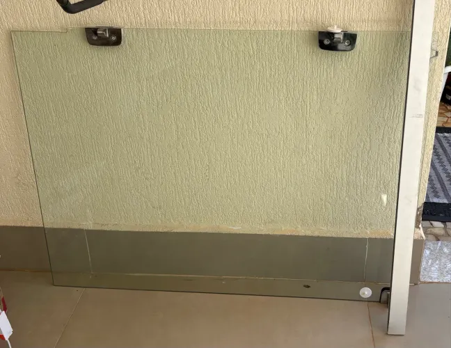 Porta de vidro blindex para escada
